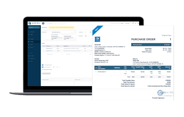 Invoicing GST