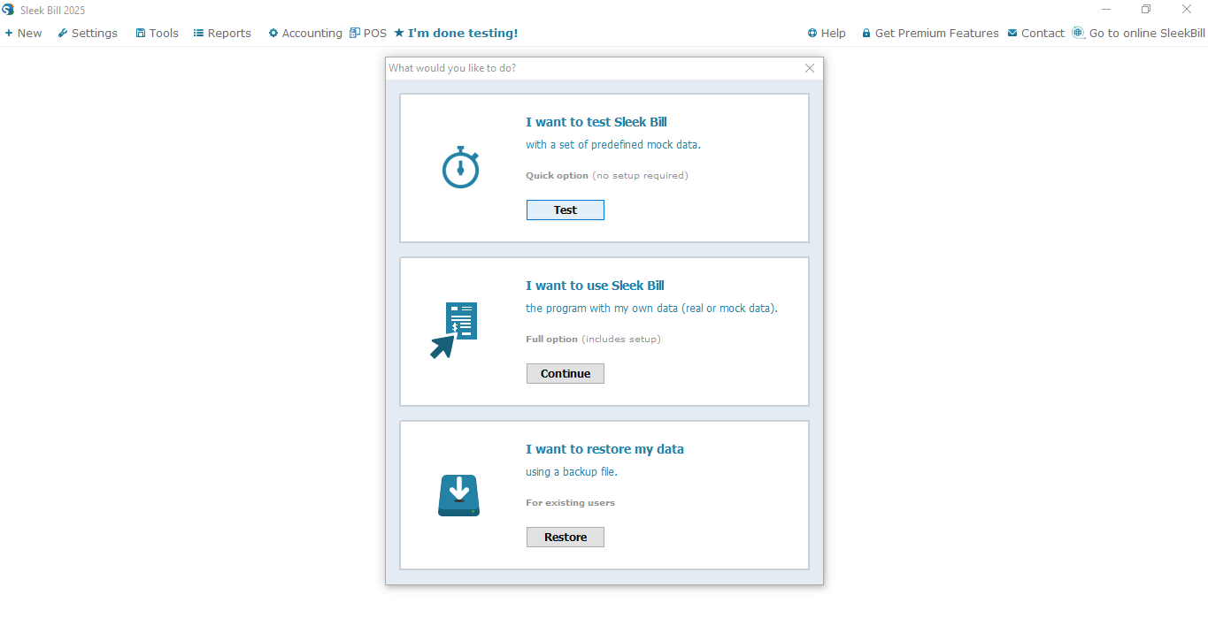 offline billing software