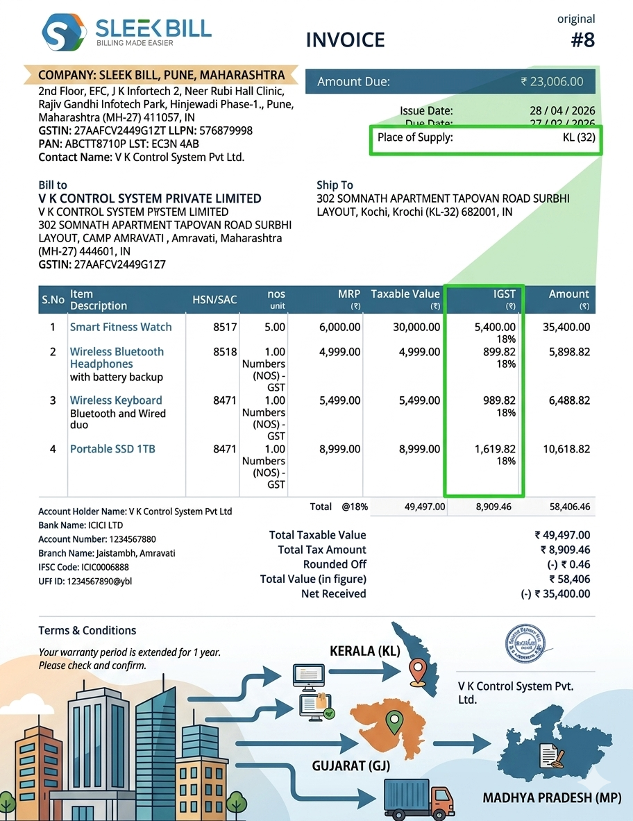 IGST TAX Invoice