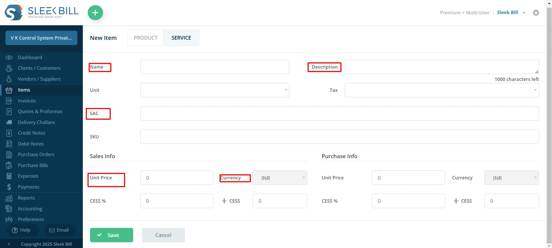 Enter search details