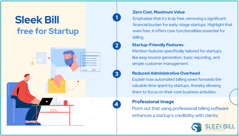 Sleek Bill free for Startup free billing software