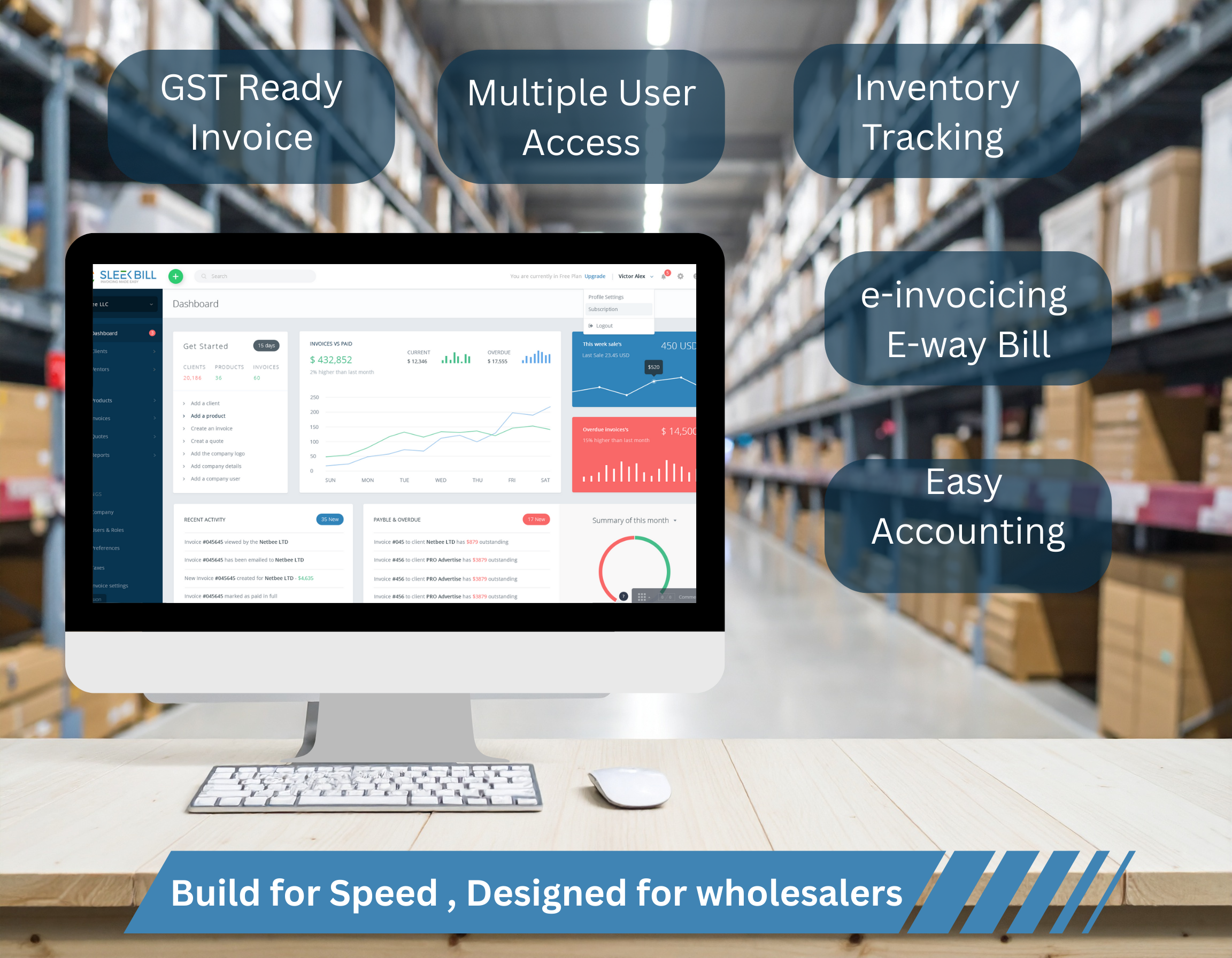 Billing software for wholesaler shop