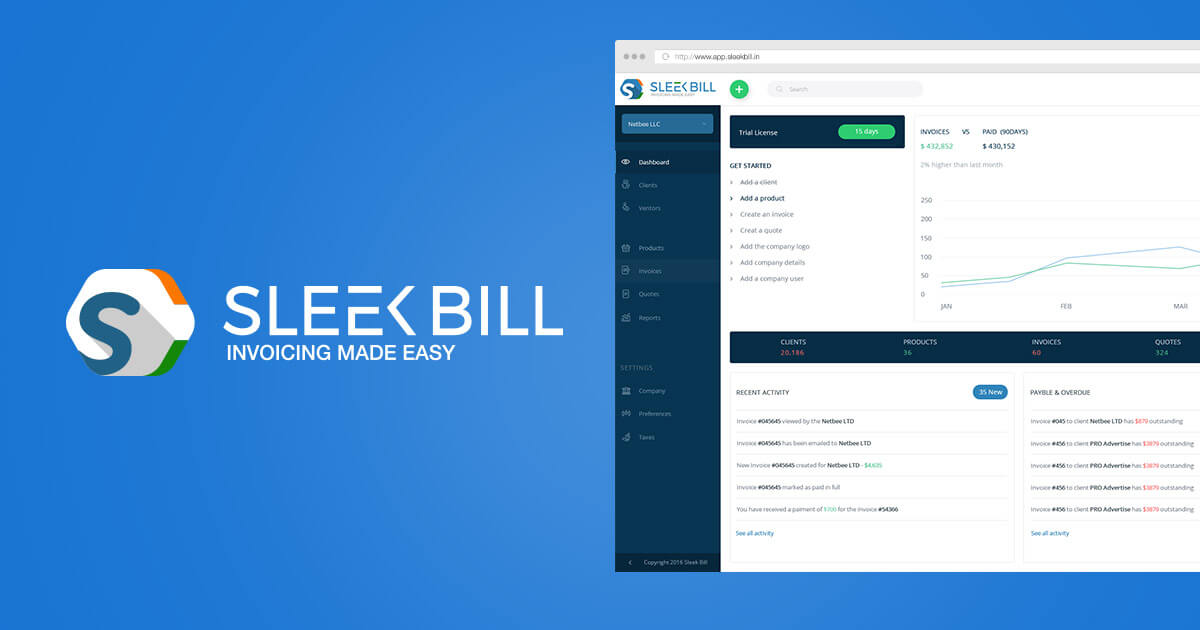 Online Invoice Software with GST - Sleek Bill Online