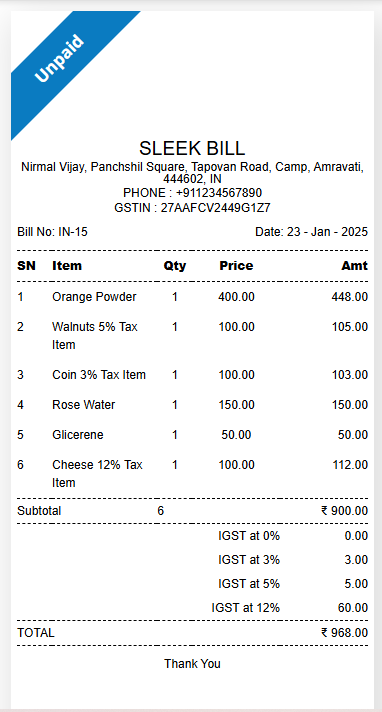 Invoice